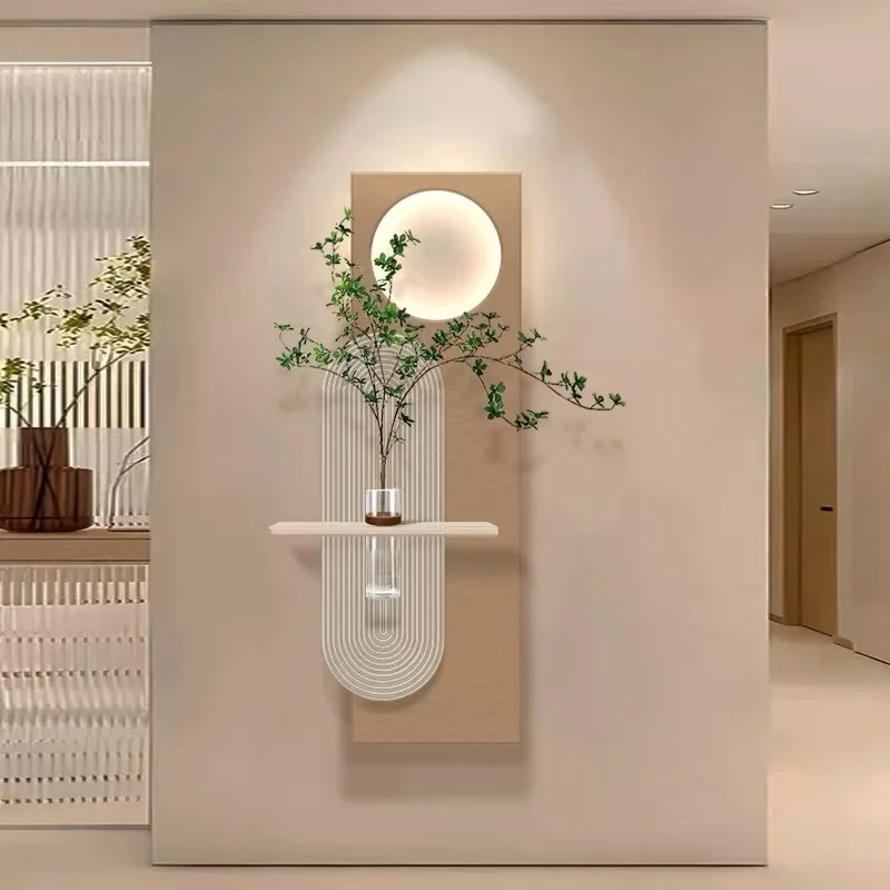 Luxury Modern 3D Wall sandstone surface Flower Animal Abstract decorative painting with led light decoration interior house