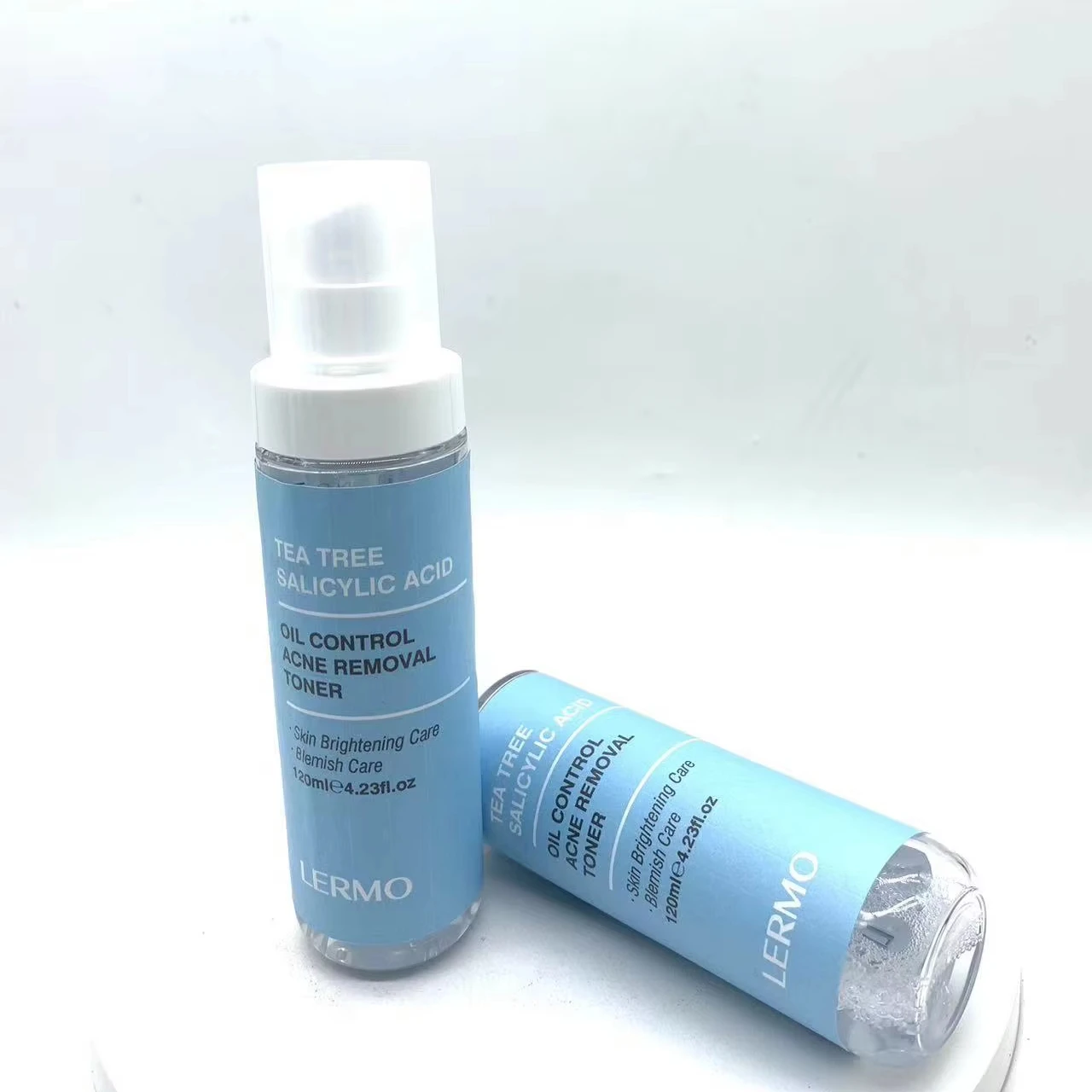 LERMO120ml Portable Face Mist Organic Salicylic Acid Glycollic Acid Tea Tree Oil Anti Acne Back Body Face Toner Mist Face toner
