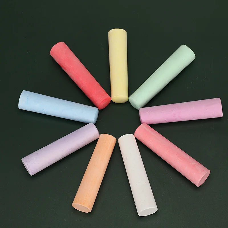 Durable Box Packing Jumbo Chalk Sidewalk Chalk Dustless Washable Painting Chalk