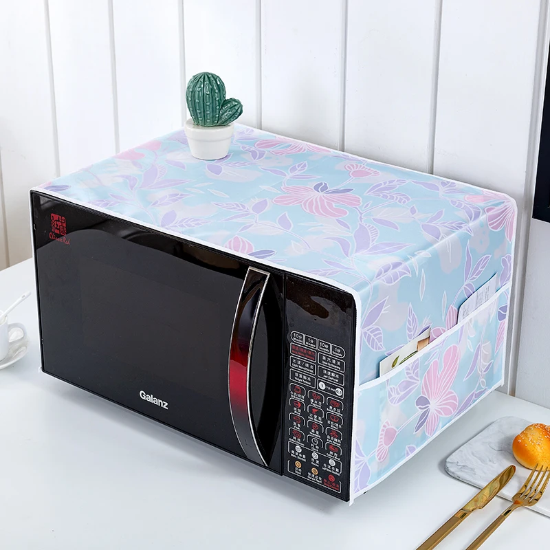 New Satin Microwave Oven Cover Towel Refrigerator Cover Microwave Oven cover