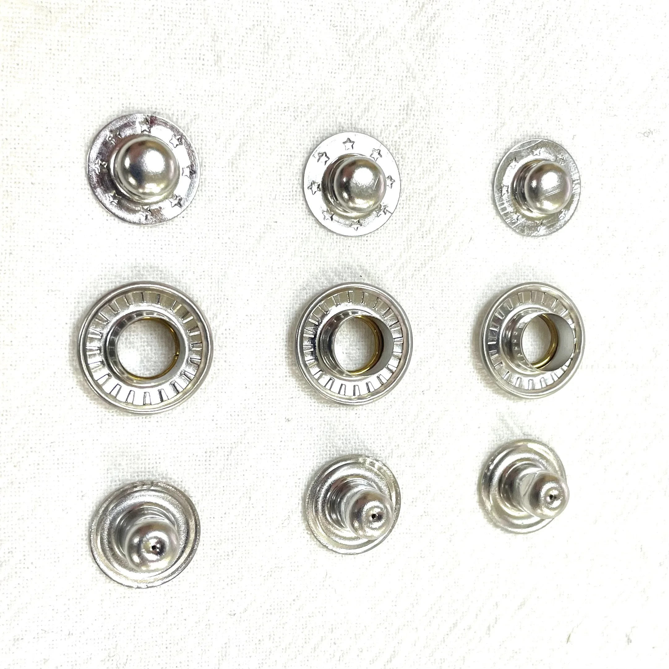 High quality oeko test machine pass snap button custom logo and size button for overcoat