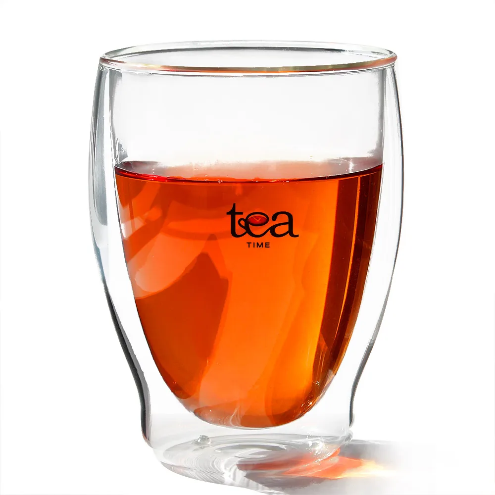 
Borosilicate Double Wall coffee Glass Cup for Coffee Tea Hot & Cold drinks 