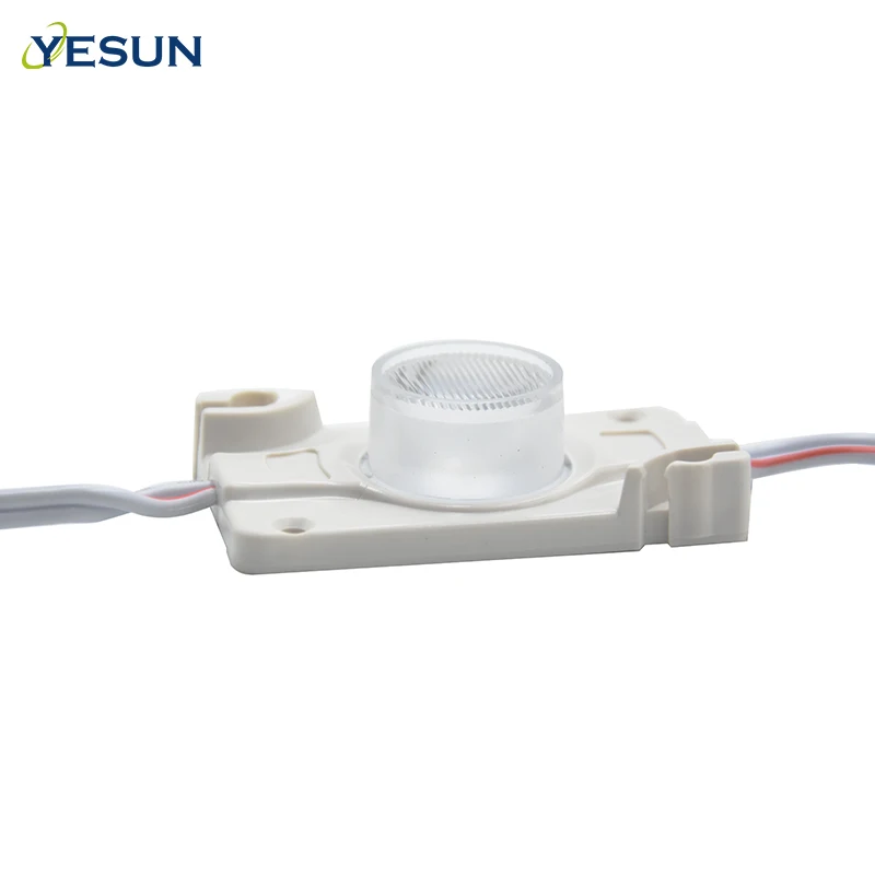  Высокая светоотдача 1 светодиод 1818SMD 15*55 градусов Встроенный объектив ABS впрыск 3 Вт водонепроницаемый