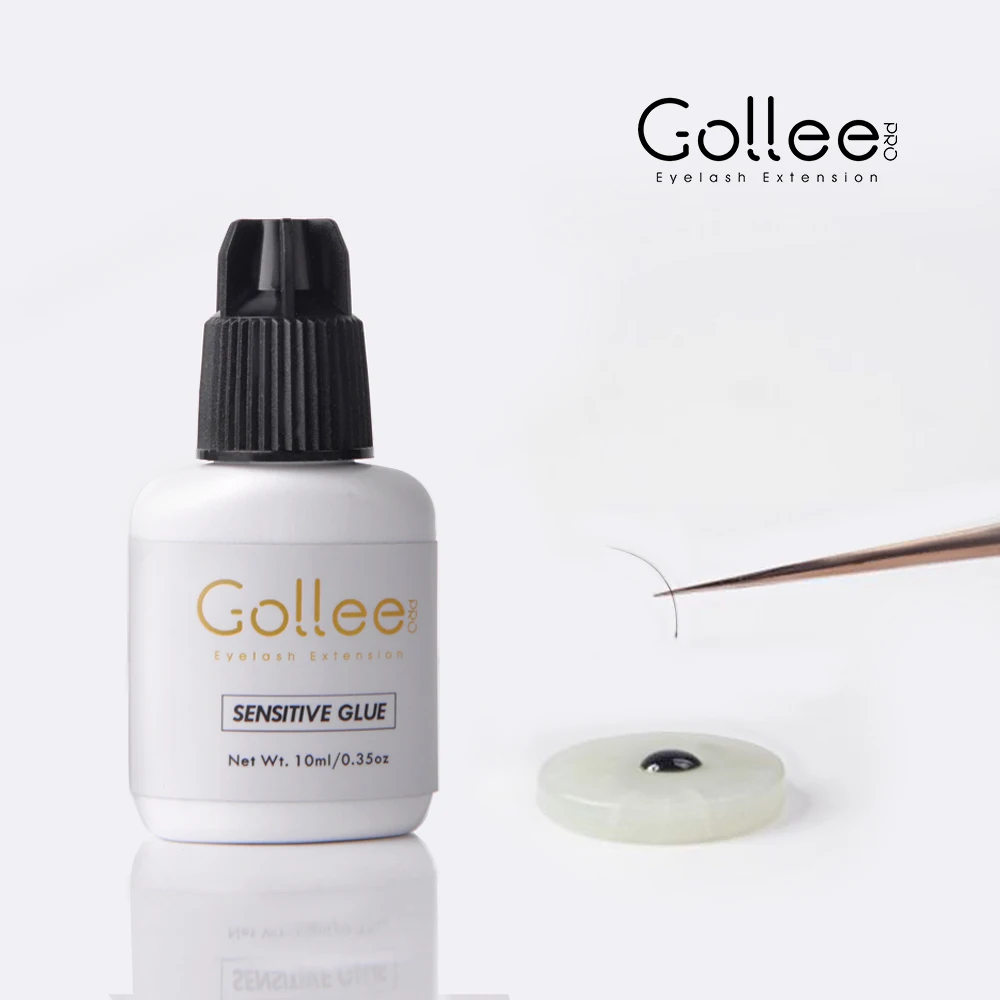 Gollee Medical Formula for Sensitive Eyes No Fume No Irriation Safest Korea Eyelash Glue Eyelash Extensions