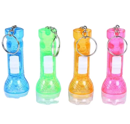 Explosive sales Mini LED flashlight toy child children flash keychain light toy