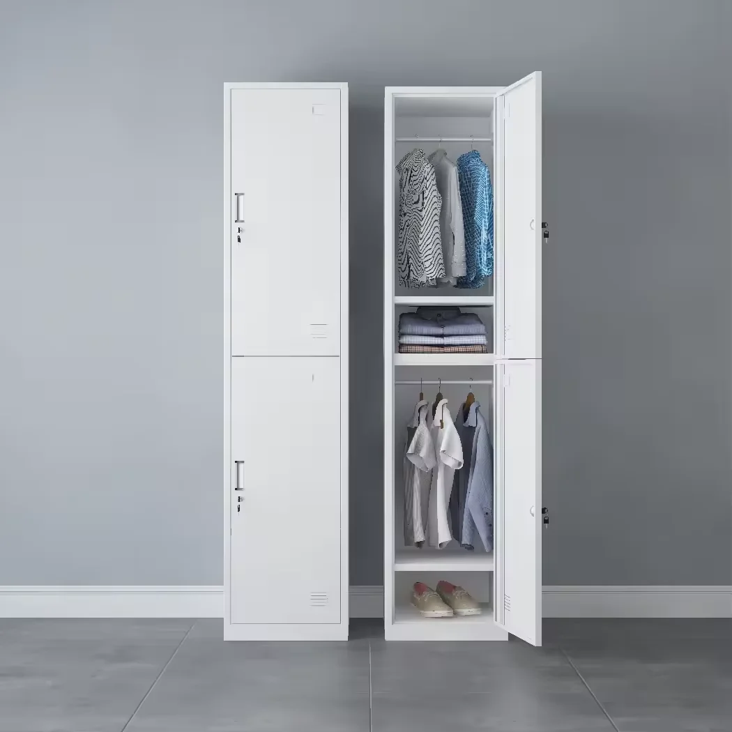 5-Door Durable Steel Locker Foldable Metal Storage Cabinet with Card Slot Shoes Bags Office Home Bank School Gym Use Workshop