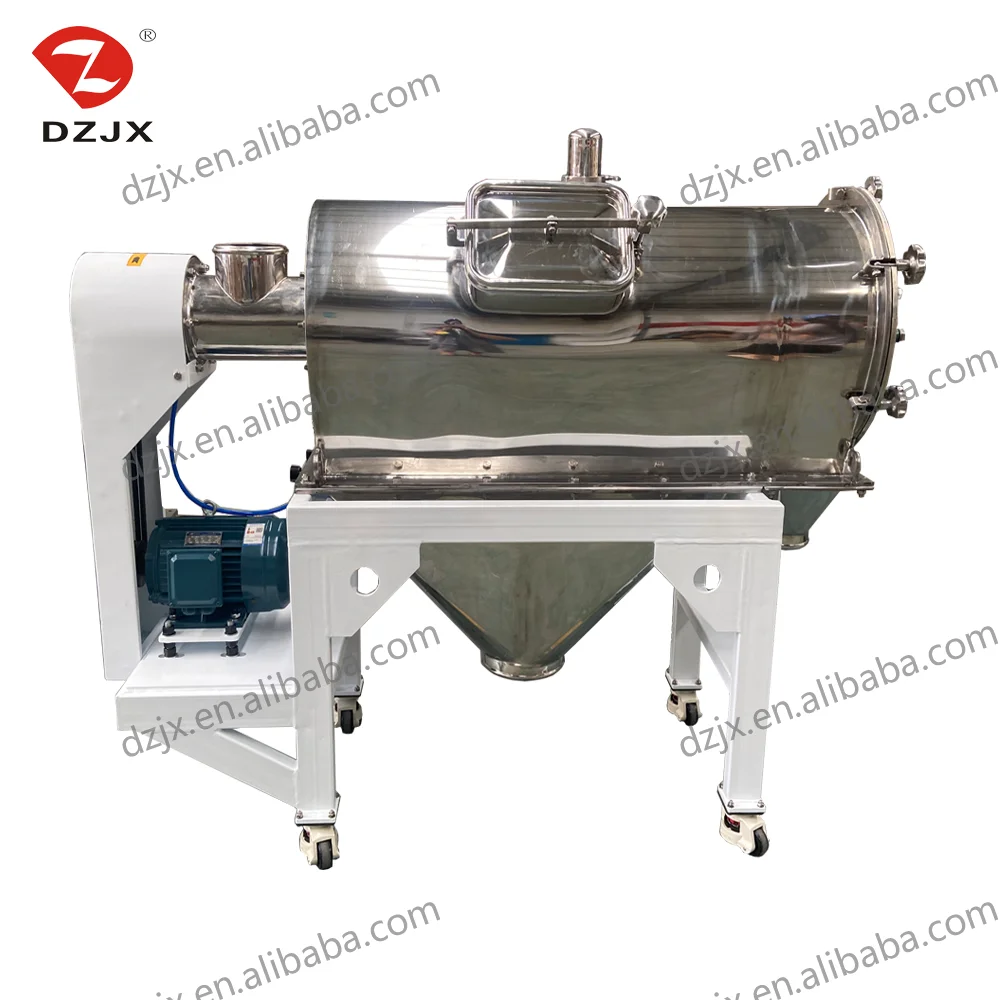 DZJX Electric Sieve Inline Centrifugal Metal Sieve Professional Flour Sifter For Grading Sorting Separating Baobab Separator