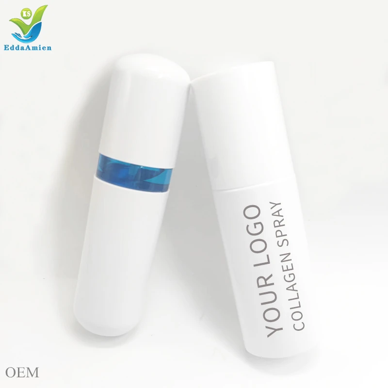 Snow white pure collagen film nano face peptide serum spray serum whitening collagen set for oily skin