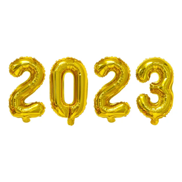 New 2023 number air balloons products manufacturers china birthday new year decorations balloon