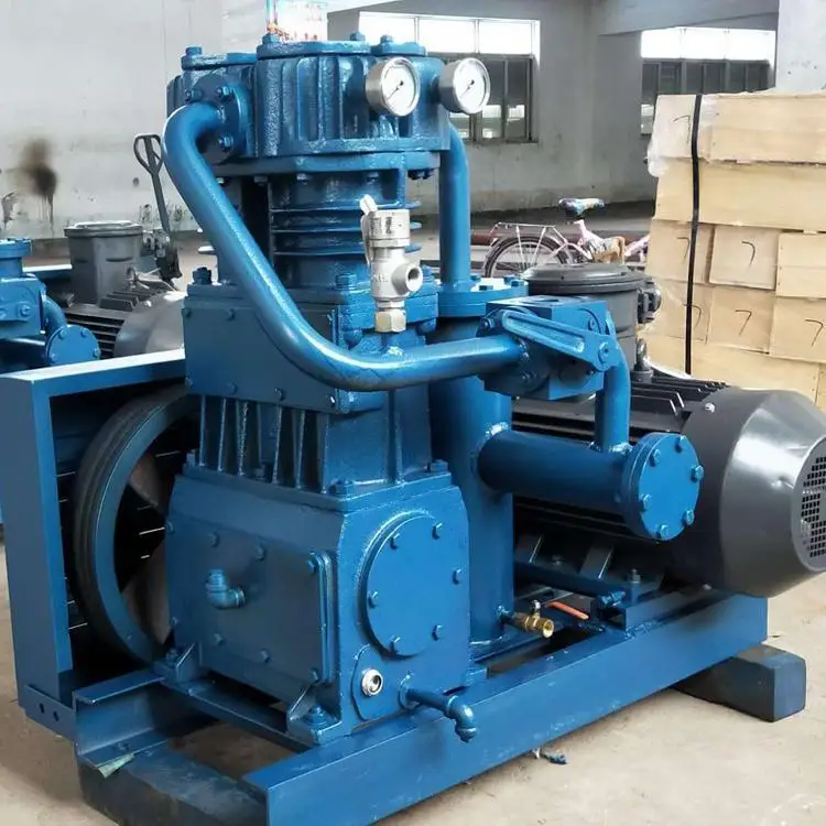 High Pressure 30 bar 40 bar Reciprocating Piston Air Compressor For Pipeline Pressure Test