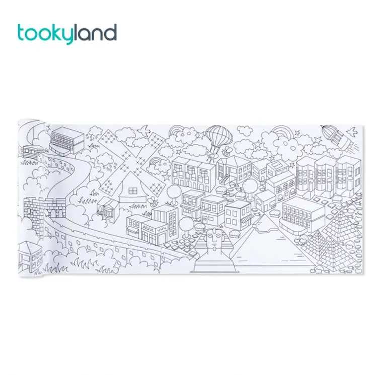2024 New kids toys Coloring Roll - Cities Around The World games toys for children