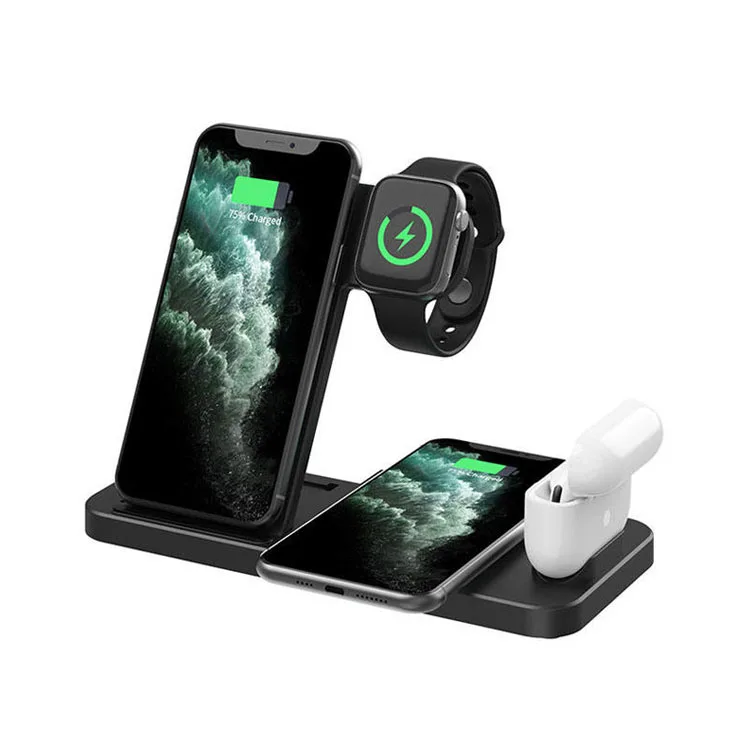 Best Seller On Alibaba Most Sold Product Fast 4 in 1 Phone Wireless Charger