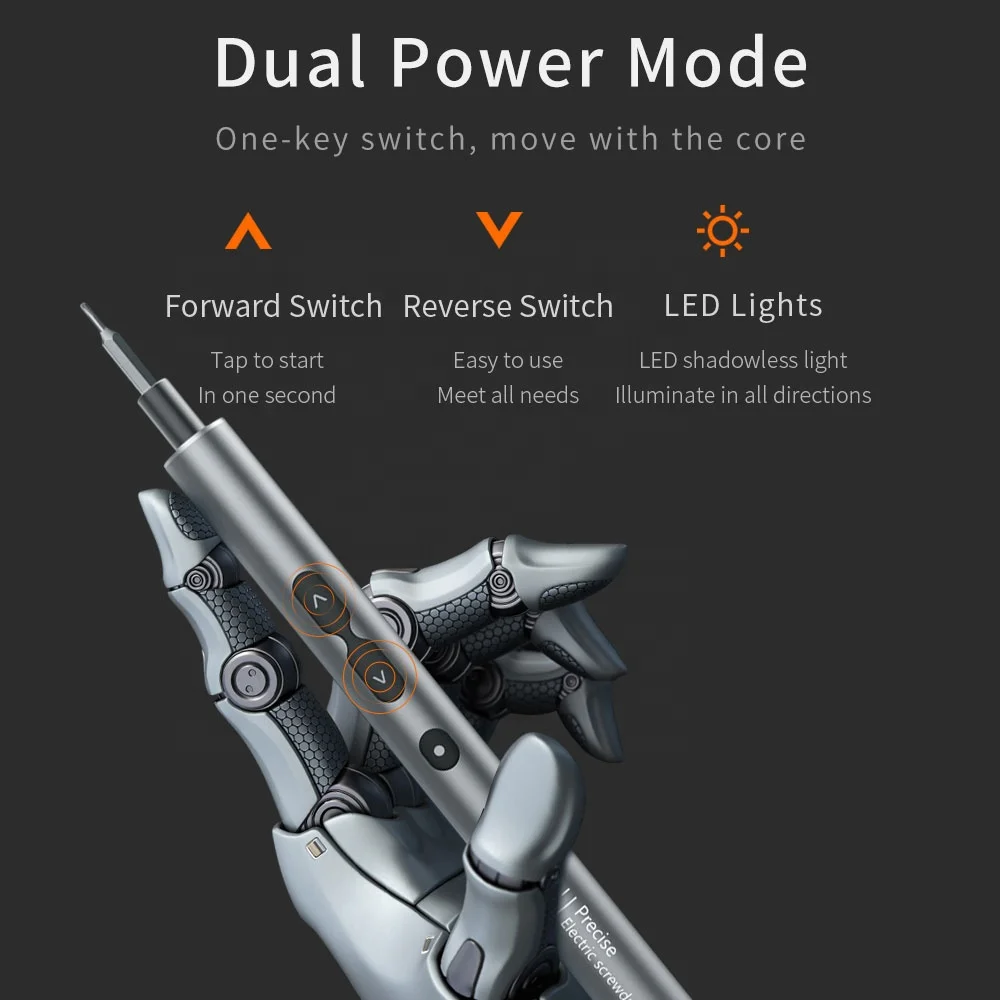 KS-882038 62in1 Lithium Battery Precise Screwdriver Electric Screwdriver Set Rechargeable Cordless Screwdriver Tools Set