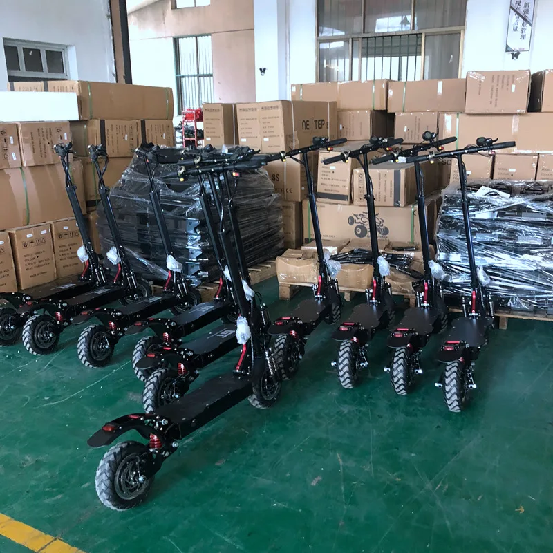 High powered off-road Two Wheel dual hub 3000w escooter E Scooter Electric folded Scooters 1500w 48v 2000w dual motor