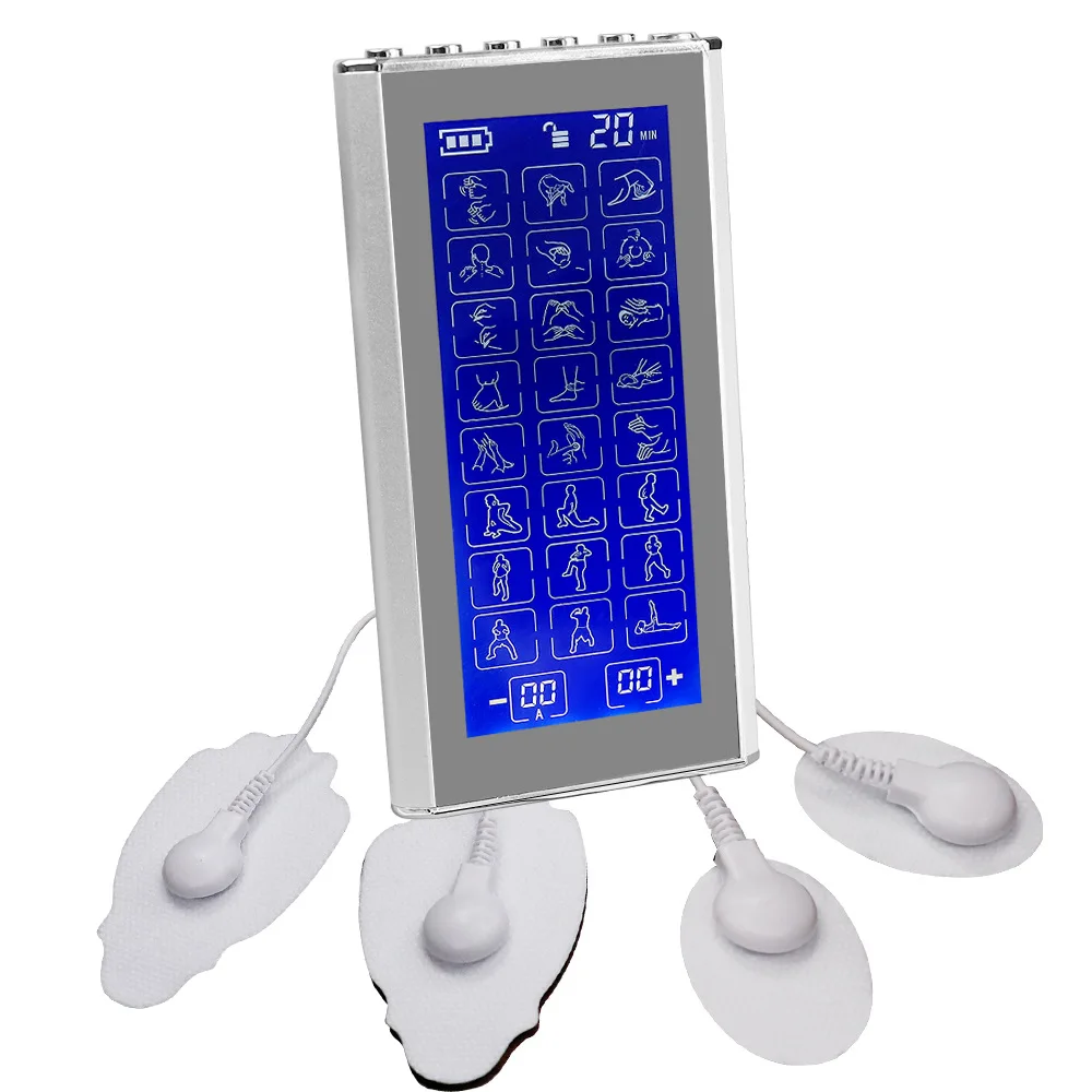 24 Models EMS Electric Herald Tens Machine Acupuncture Body Massage Digital Therapy Massager Muscle Stimulator