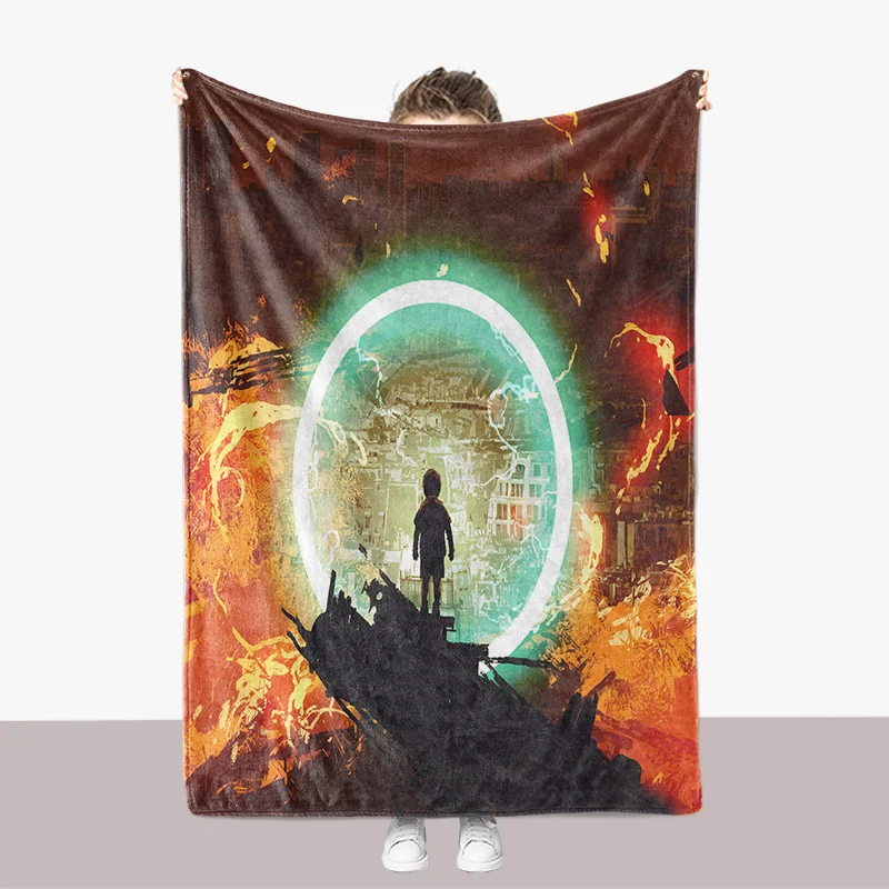 Baby Animal Photo Weighted Picnic Other Bed Blankets Logo Custom Coral Plaid Flannel Fleece Sherpa Throw Blanket