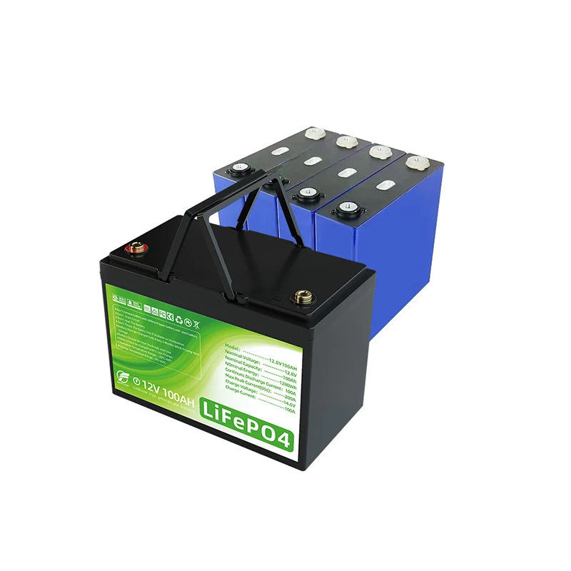 12V 100Ah Lifepo4 Lithium Iron Battery Pack Deep Cycle Times Battery Lifepo4 12V For Solar Energy System