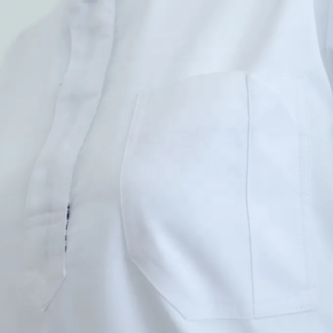 hospital nurse uniform white color short sleeves