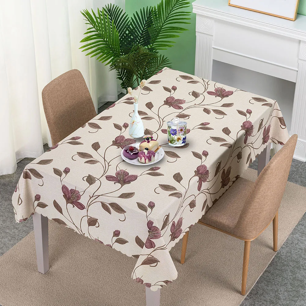 Оптовая продажа, скатерть из ПВХ с подкладкой из высококачественной пряжи