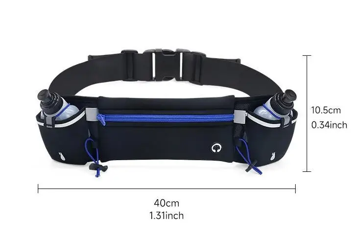 Sports running waist bag Multifunctional water bottle waist bag Lightweight marathon Bag