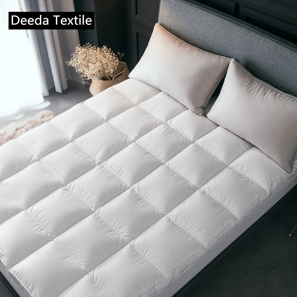 Deeda factory down feather mattress topper queen size on sale