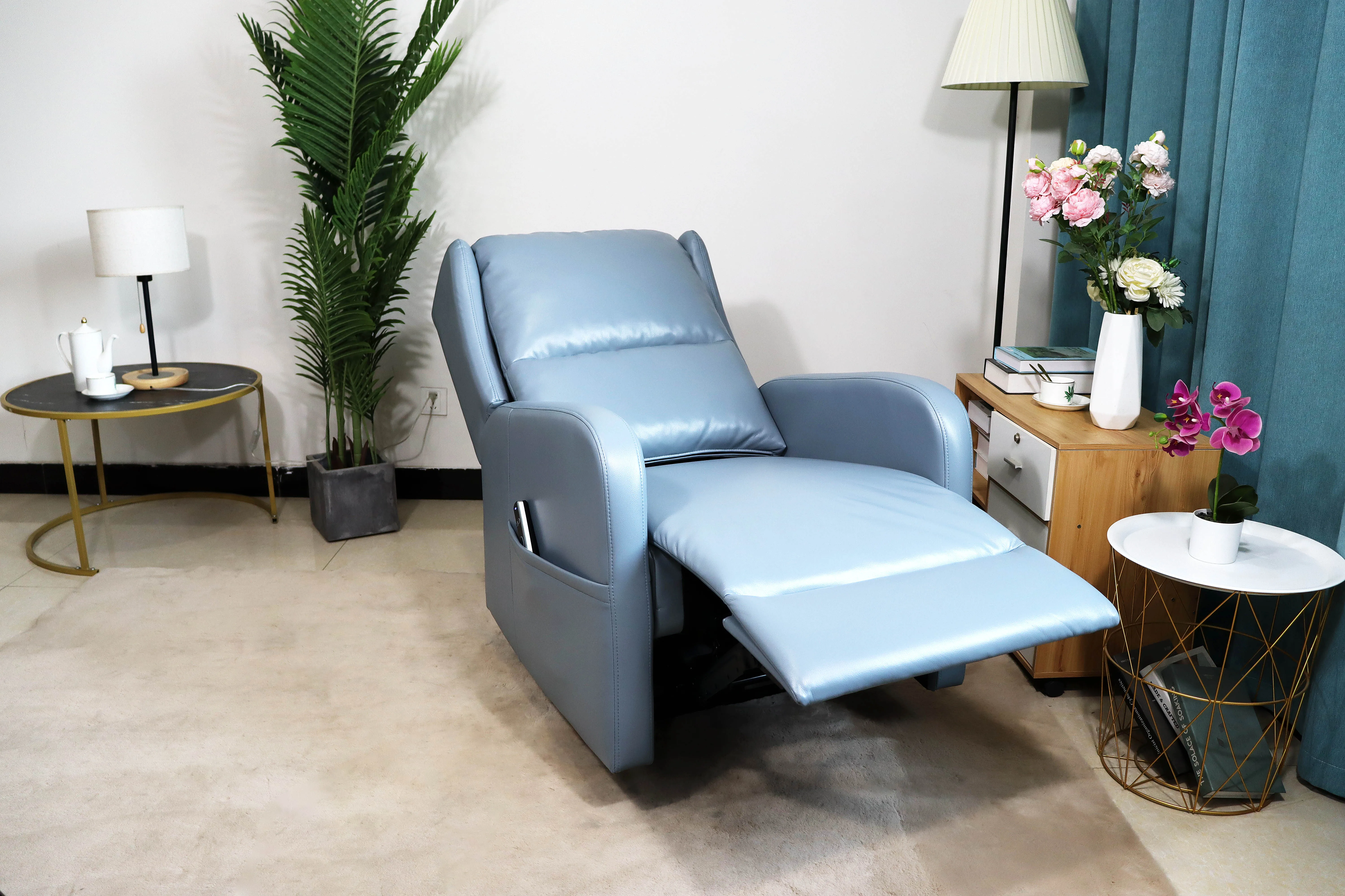 Electric living room modern single Recliner Sofa Set furniture, massage Recliner Chair, Theatre Chair Recliner
