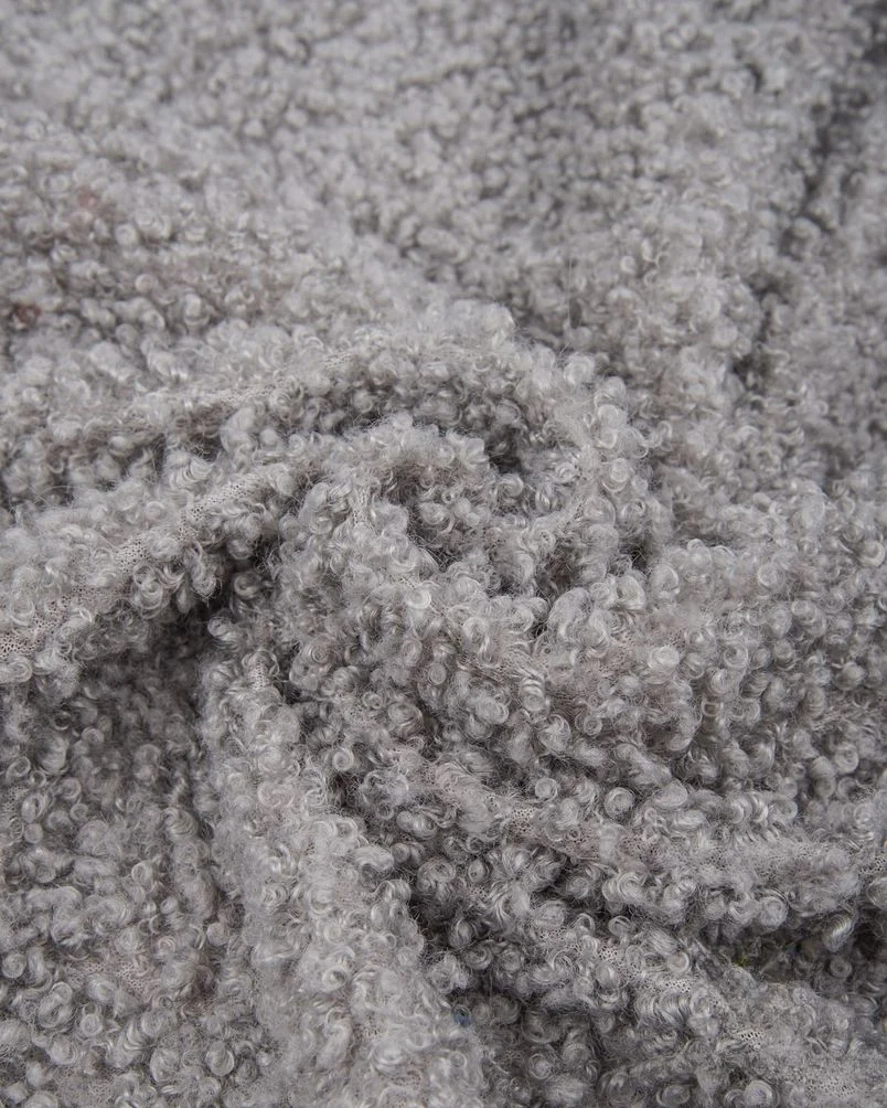 Manufacturer Custom Fashion Soft Curly Lamb Fur Long Pile Sherpa Fleece Fabric Faux Fur Fabric for Clothing