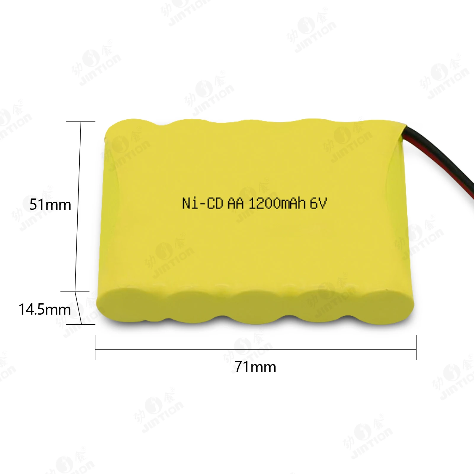 6V 1200mah NICD AA Nickel Cadmium Battery for Sanyo Cadnica 5KR-1200AAE