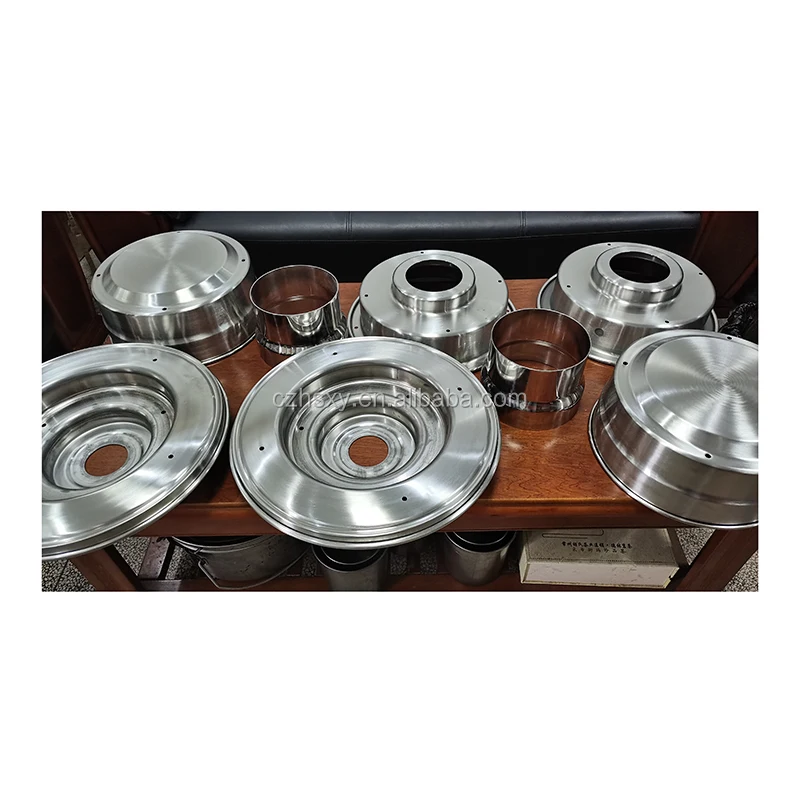 China Customized Stainless Steel Funnel Hopper Metal Cone Spinning