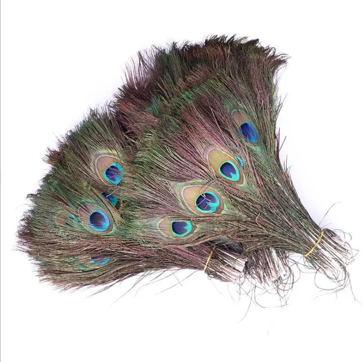 Wreath/ Brooch/ Keychain/ Pen/ Cat Toy Indian Peacock Feather Naturel Peacock Feathers