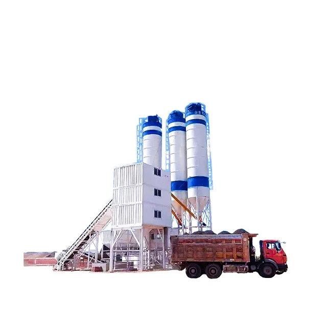 HZS60 Concrete Batching Plant 60m3/h  Small Mixing Batching Plant Equipment