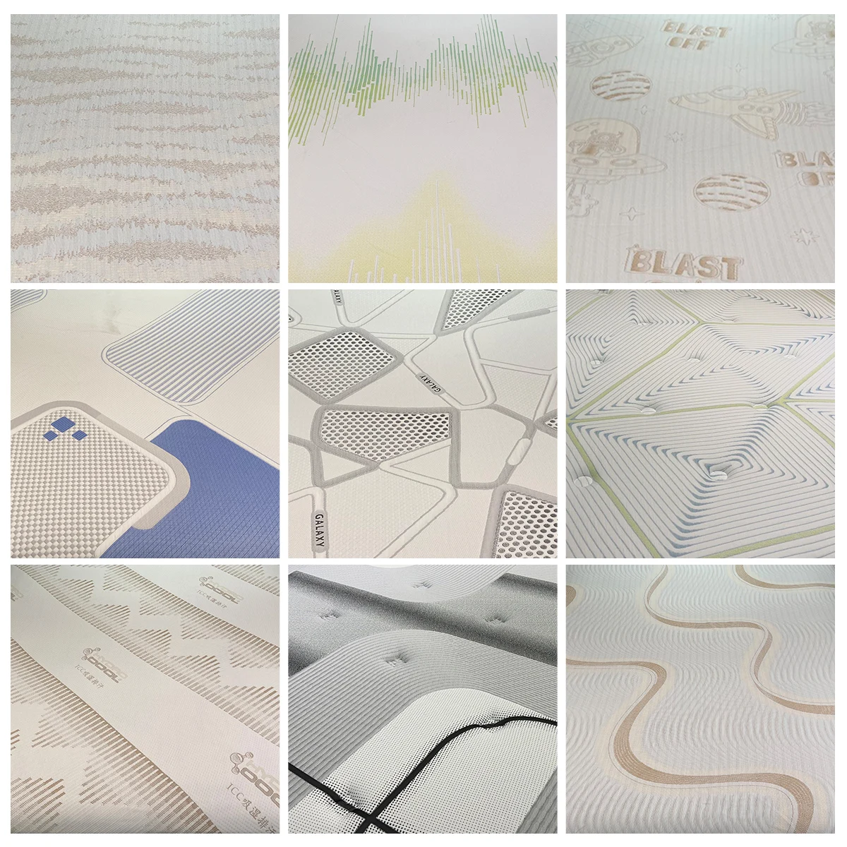 Домашняя текстильная трикотажная полиэфирная жаккардовая Удобная Водонепроницаемая эластичная матрасная ткань