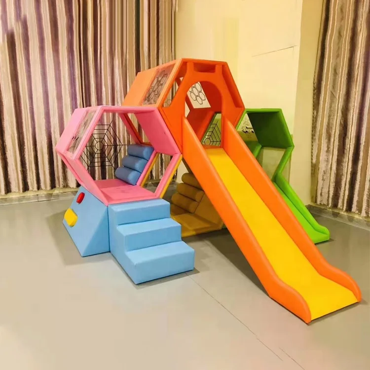 2022 New Design Soft Play Kids Baby Indoor Slide Climbing Slide Indoor Children Preschool Playground
