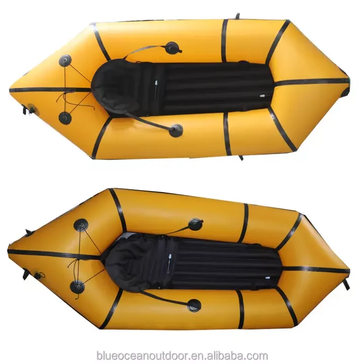 Factory Price Pack Raft Self Inflating pvc or tpu 420D Life Raft packraft boat