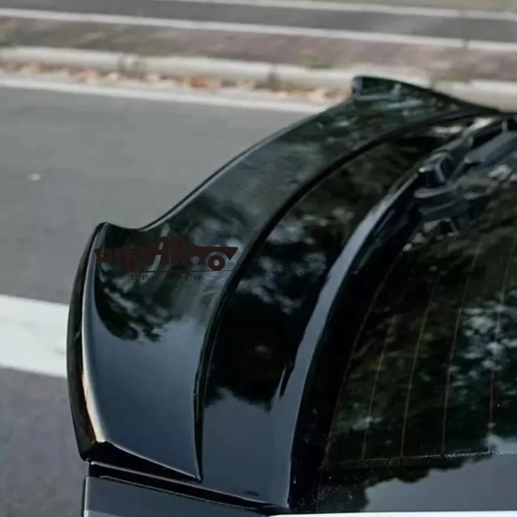 M4 style rear spoiler for Honda Civic Hatchback 5Doors ABS Plastic Carbon Fiber Boot Lip Rear Trunk Wing High Kick Spoiler