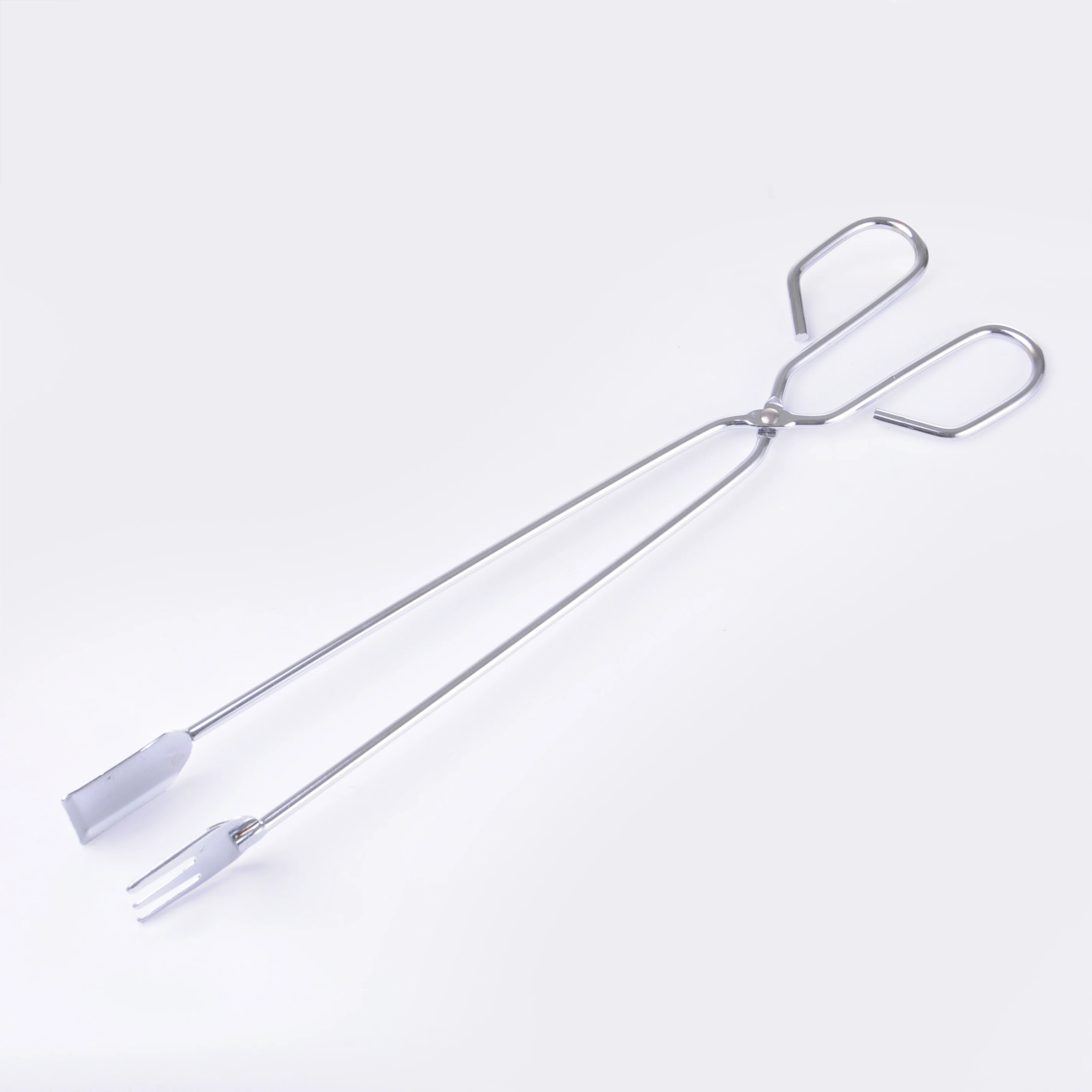 Cooking Food Tong, Barbecue Bread Scissors Clip,stainless Steel Tools Metal Food Processor BBQ Coconut Bowl Set 2 2 Per Kit