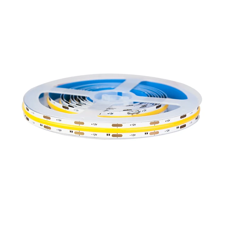no dot high density flip chip led flexible 2700k 10w 24v fob cob led strip light warm white