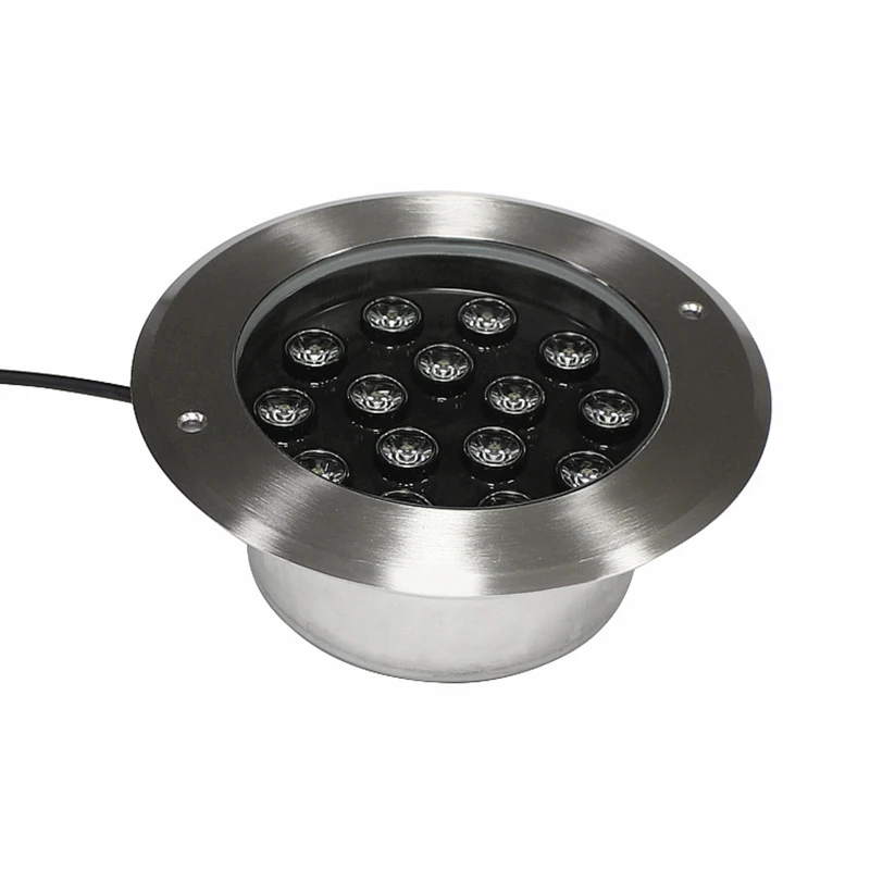  15*1 Вт DMX512 RGB/одноцветная подземная Водонепроницаемая светодиодная лампа 24 В постоянного тока для