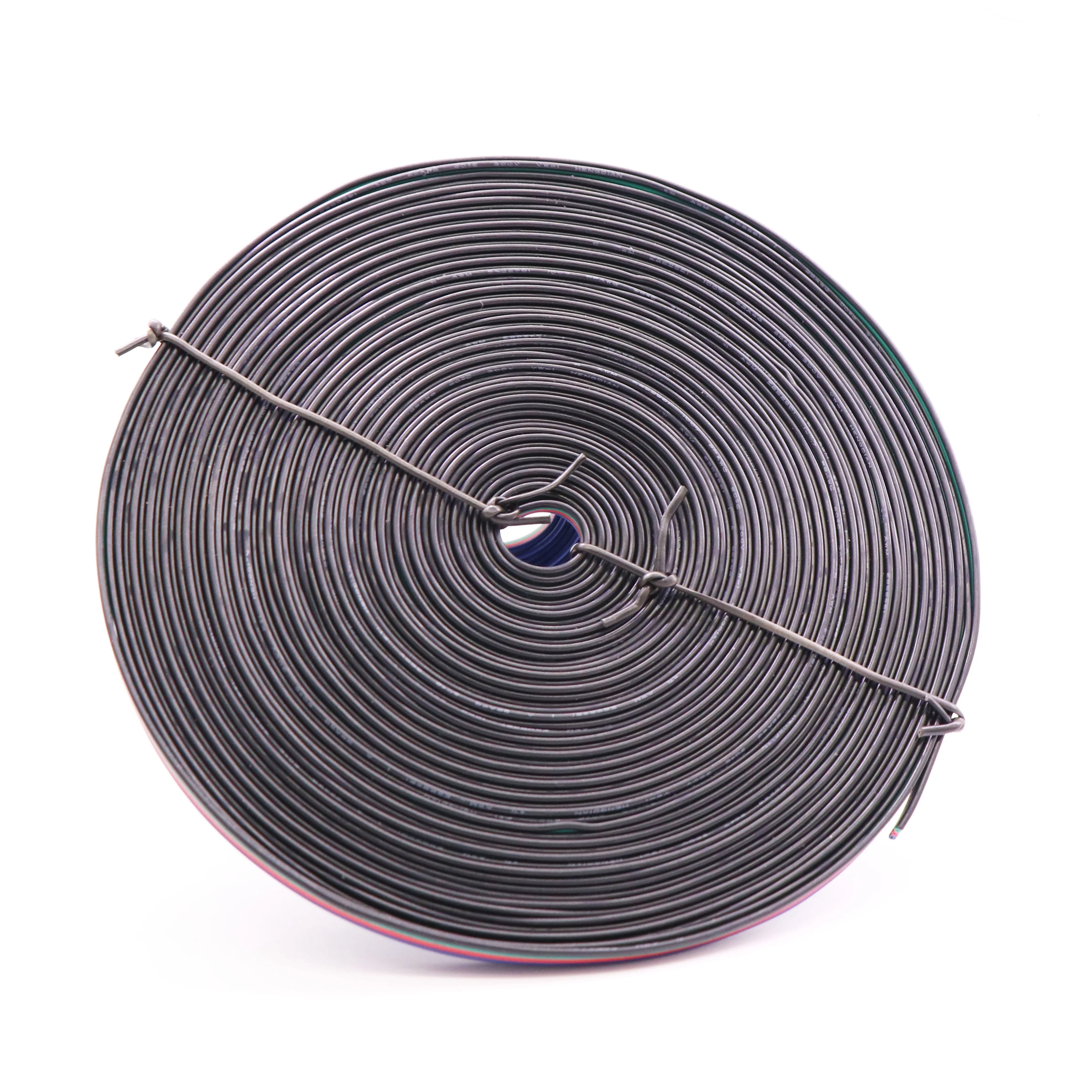 Высокое качество 22AWG 20AWG 18AWG 2PIN 4PIN 5PIN RGB провода для 5050 LED красочный свет