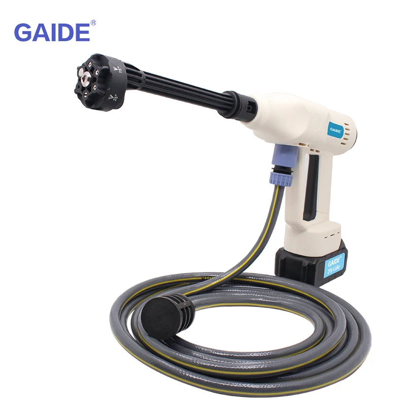GAIDE Customized Brushless 21v Battery Power rechargeable car washer