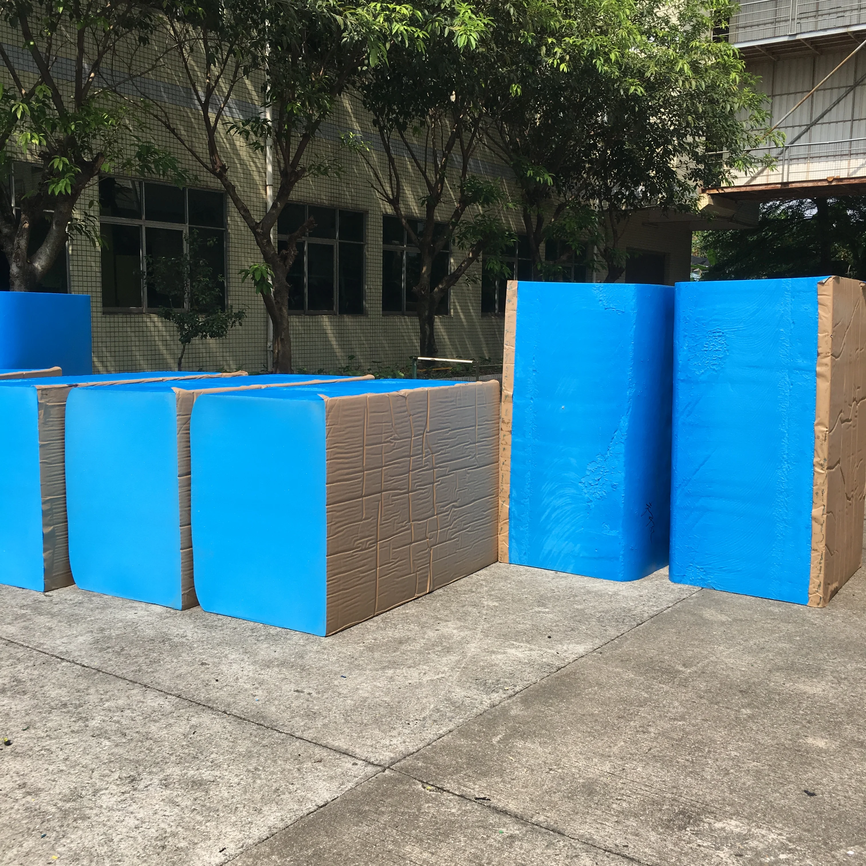 Compressed Large Polyurethane PU foam block 25ppi