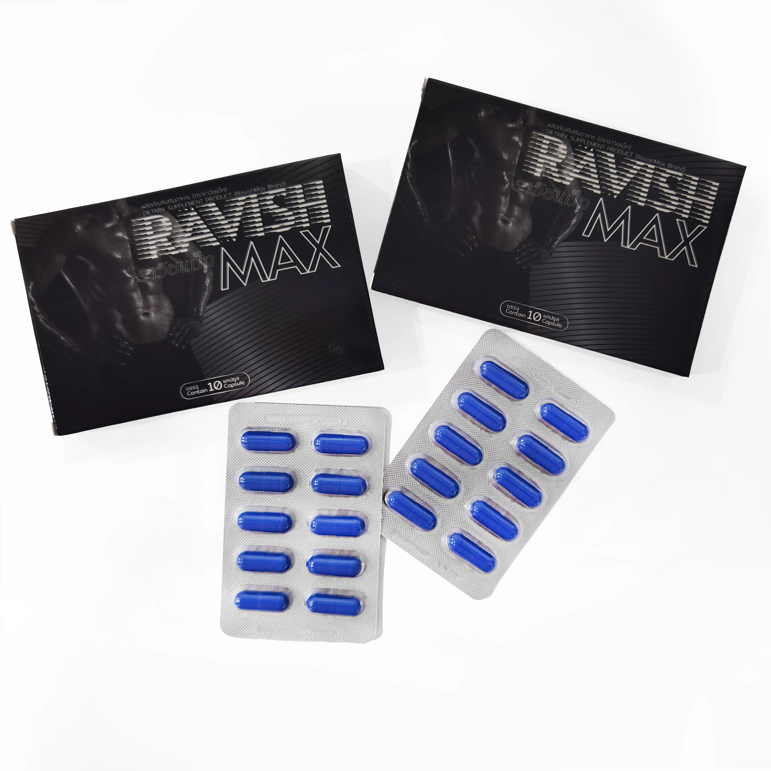 GMP certified high-quality European popular herbal blue capsules leading the trend