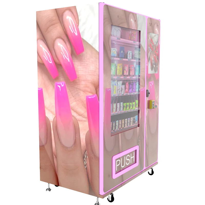 Zhongda Factory Price Customized Nice Design Cosmetics Vending Machine For Press on Nails