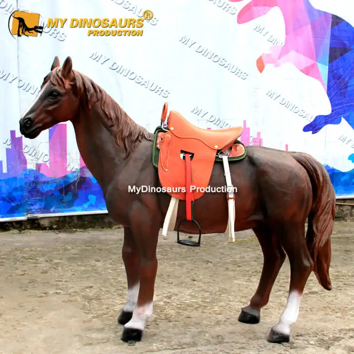 MY Dino FD033 3D Animatronic Animal Model Life Size Horse Statue for Sale