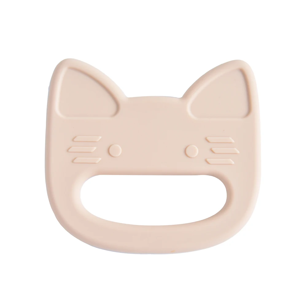 Hot Sale BPA Free Cartoon Teething Rod Kids Nursing Cute Animal Baby Chew Silicone Teether Toy