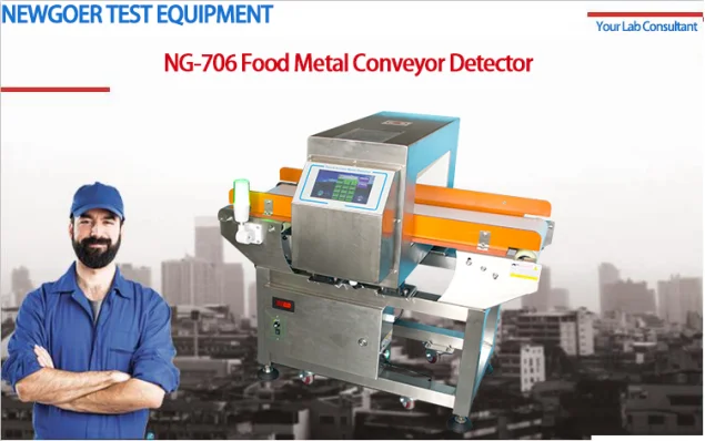 Food Grade Metal Detector Conveyor Belt Metal Detector Machine for Food Production Packing