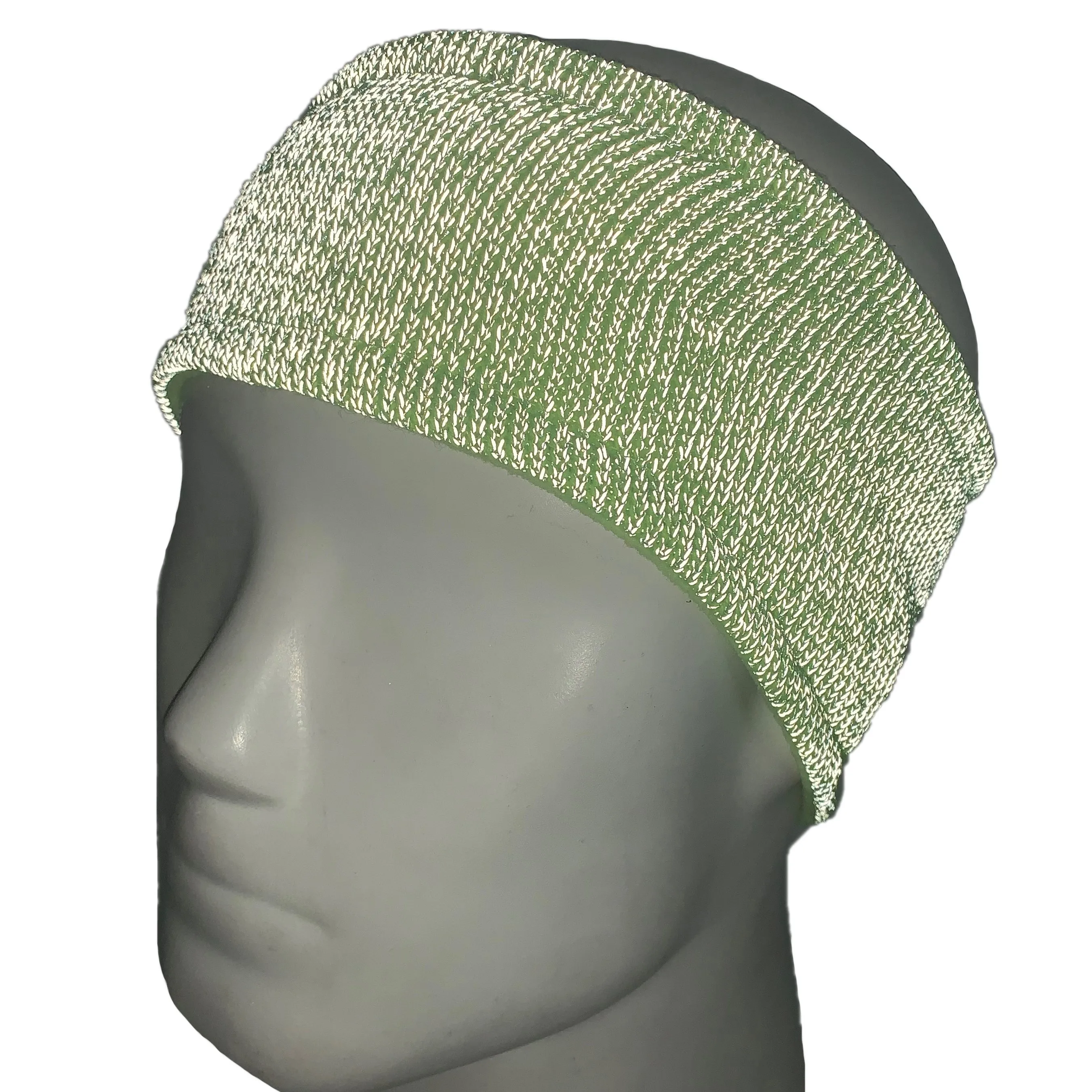 Оптовая продажа, акриловая и Светоотражающая повязка на голову унисекс для бега с флисовой подкладкой