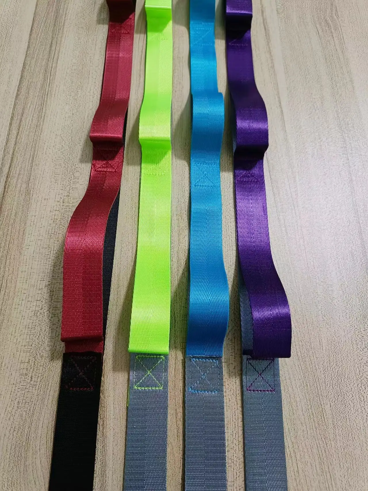 Yoga Strap for Stretching with 12 Loops Hamstring Stretcher Belt Physical Therapy Equipment for Best Flexibility Stretch Strap