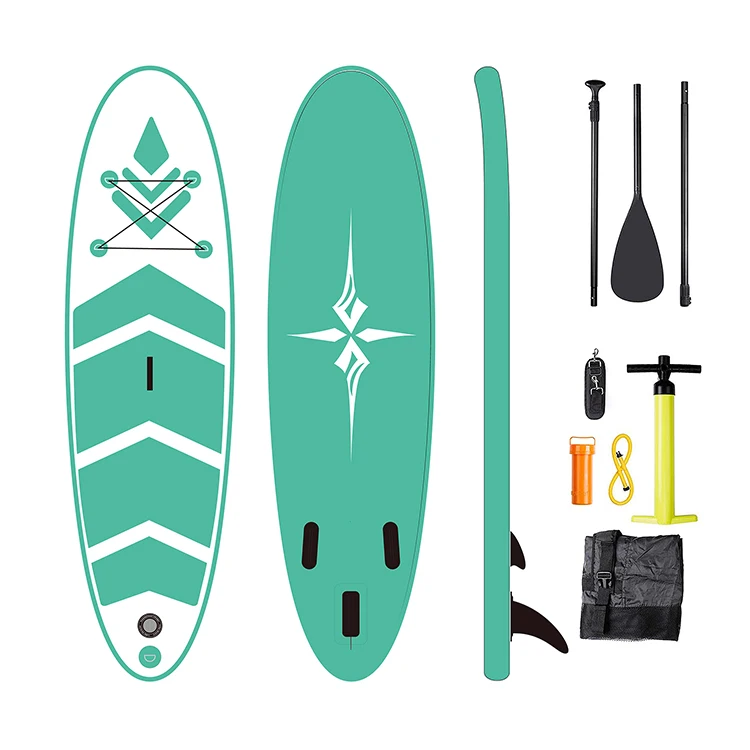 
2021 New Design Aqua Drop Stitch Material SUP Paddle Board Inflatable with carry bag accessories 