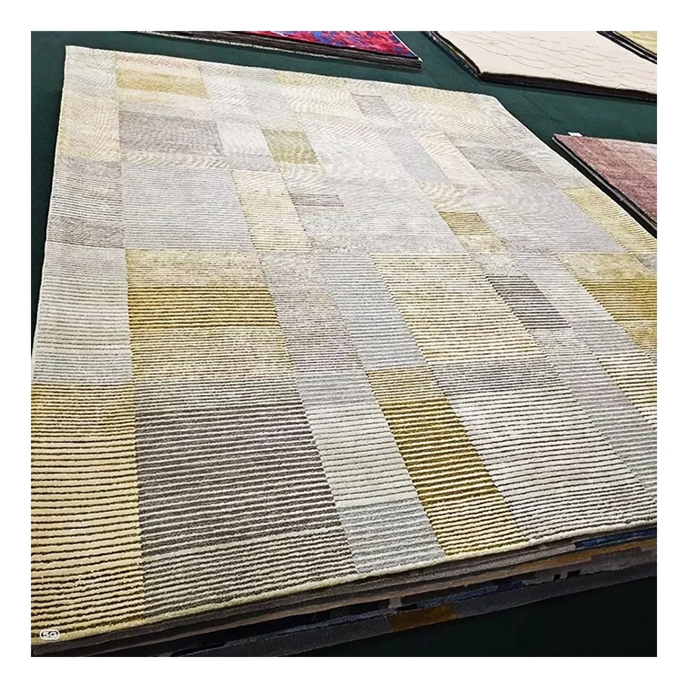 Factory price 3D Custom sculptured flower shaped modern rugs and carpets for living room